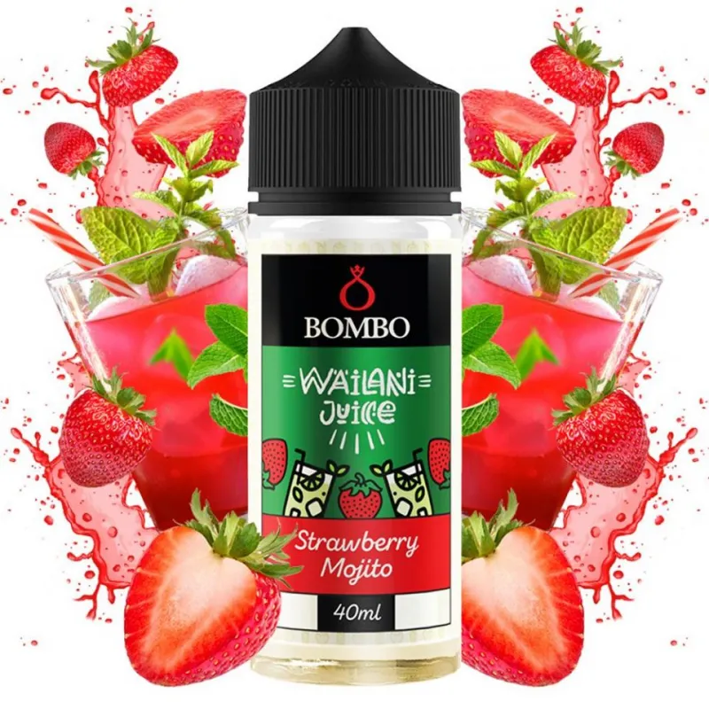 Príchuť SNV Bombo - Wailani Juice - Strawberry Mojito 40ml Príchuť SNV Bombo - Wailani Juice - Strawberry Mojito 40ml
