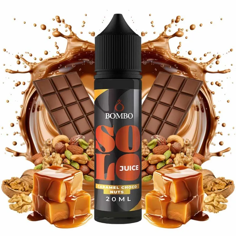 BOMBO SOLO JUICE CARAMEL CHOCO NUTS 20ML/60ML