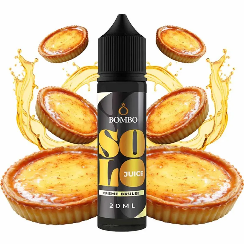 BOMBO SOLO JUICE CREME BRULEE 20ML/60ML
