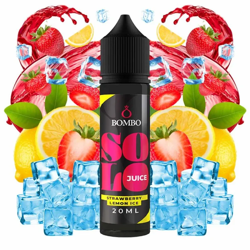 BOMBO SOLO JUICE STRAWBERRY LEMON ICE 20ML/60ML
