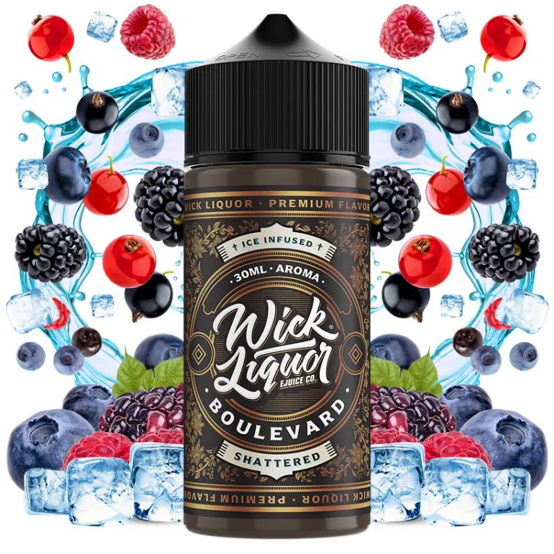 Príchuť Wick Liquor Boulevard Shattered 120ml Príchuť Wick Liquor Boulevard Shattered 120ml