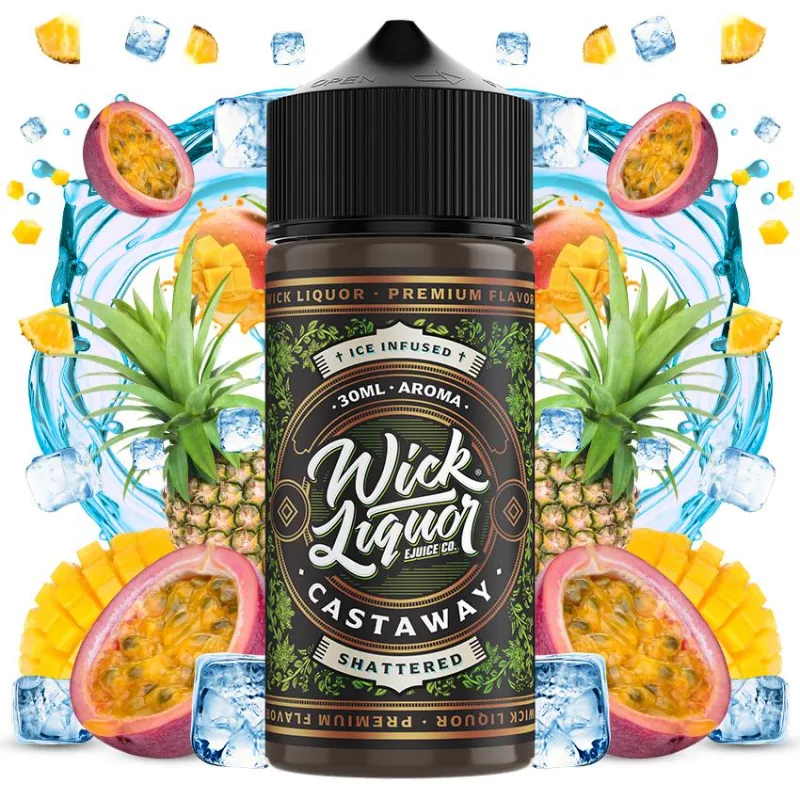 Príchuť Wick Liquor Castaway Shattered 120ml Príchuť Wick Liquor Castaway Shattered 120ml
