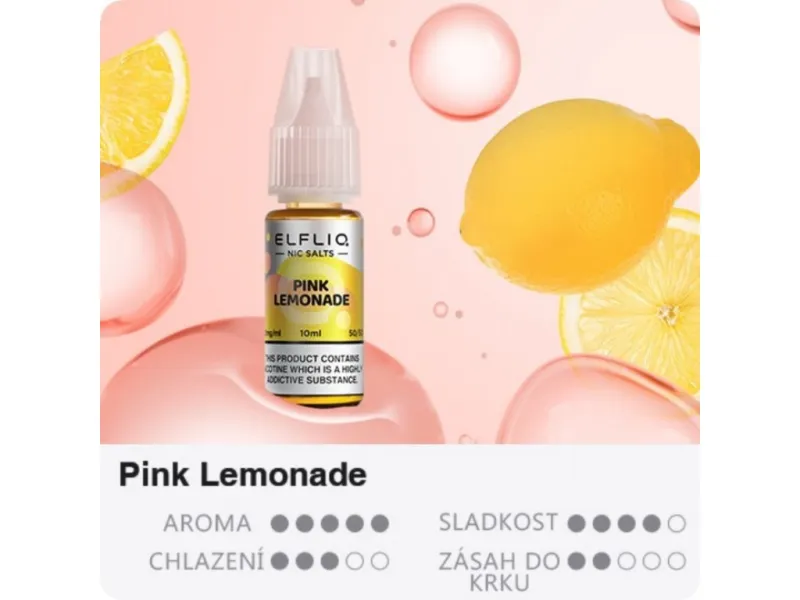 Náplň ElfLiq Pink lemonade 10 mg