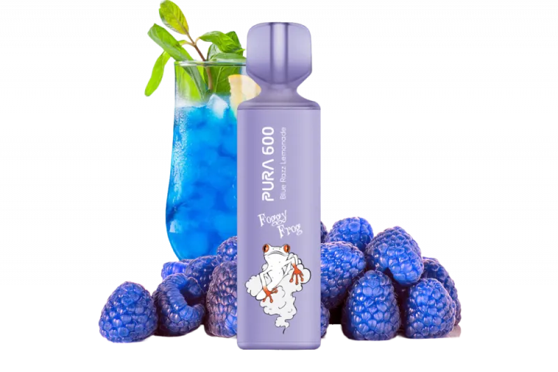 Jednorázová cigareta PURA Froggy Frog - BLUE RAZZ LEMONADE