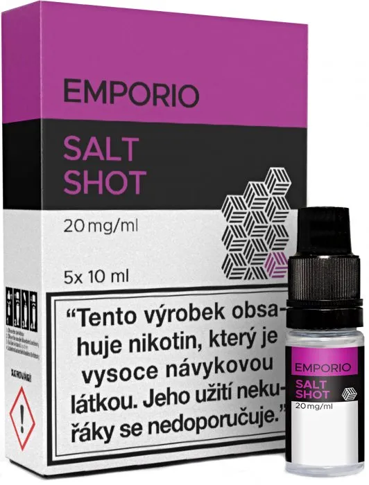 Nikotín Booster Emporio SALT SHOT 5x10ml - 20mg