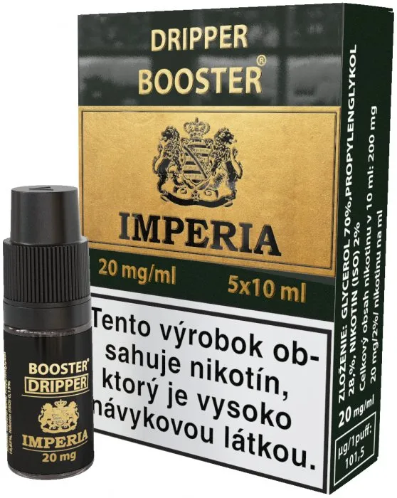 Nikotín Booster báza Imperia Dripper (30/70): 5x10ml / 20mg