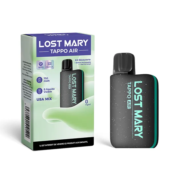 Lost Mary-Tappo Air Black /USA Mix Discovery Kit
