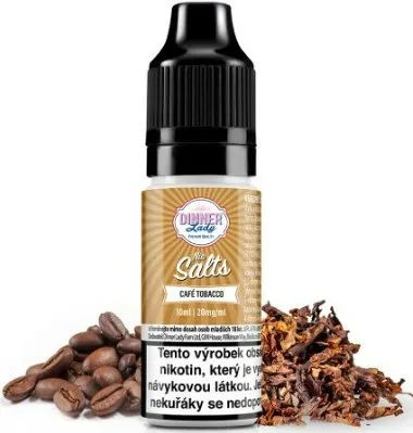 Náplň Liquid Dinner Lady Nic SALT Cafe Tobacco 10ml - 20mg