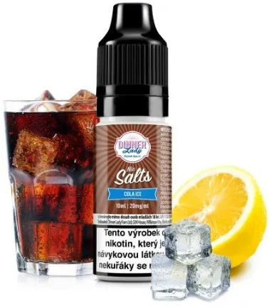 Náplň Liquid Dinner Lady Nic SALT Cola Ice 10ml - 20mg