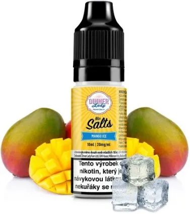 Náplň Liquid Dinner Lady Nic SALT Mango Ice 10ml - 20mg