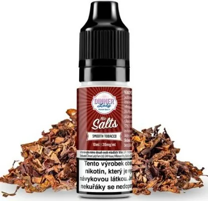 Náplň Liquid Dinner Lady Nic SALT Smooth Tobacco 10ml - 20mg