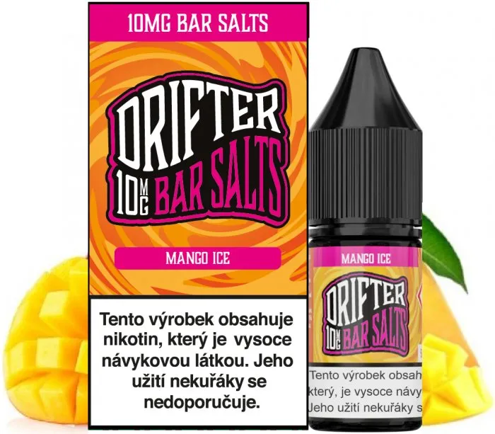 Náplň Liquid Drifter Bar Salts Mango Ice 10ml - 10mg-20mg