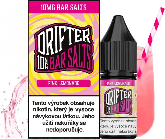 Náplň Liquid Drifter Bar Salts Pink Lemonade 10ml - 10mg-20mg