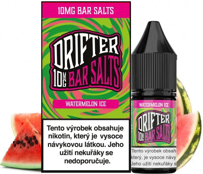 Náplň Liquid Drifter Bar Salts Watermelon Ice 10ml - 10mg-20mg