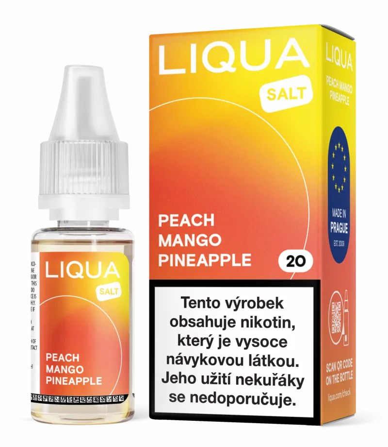 Liqua Next Gen Salt Peach Mango Pineapple 10ml - 10mg/20mg