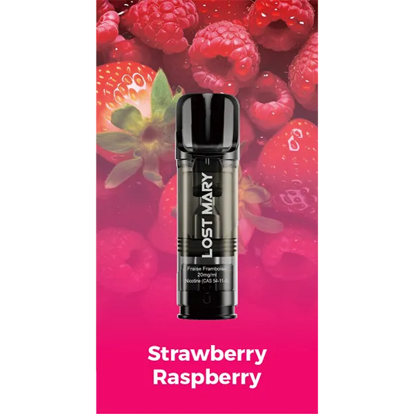 Lost Mary Tappo Strawberry Raspberry Pre-filled Pod 20mg