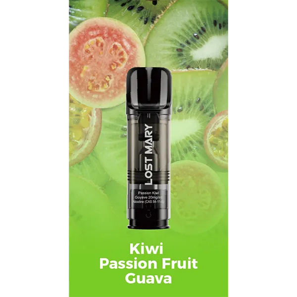 Lost Mary Tappo Passion Kiwi Guava Pre-filled Pod 20mg
