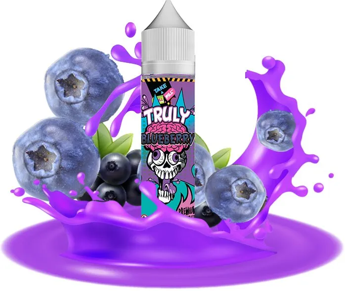 Príchuť Chill Pill Shake and Vape Truly Blueberry 12ml