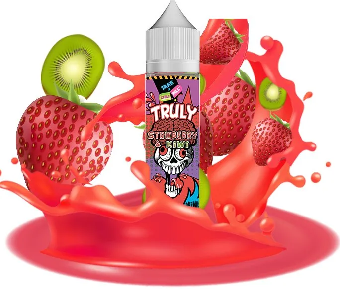 Príchuť Chill Pill Shake and Vape Truly Strawberry and Kiwi 12ml 