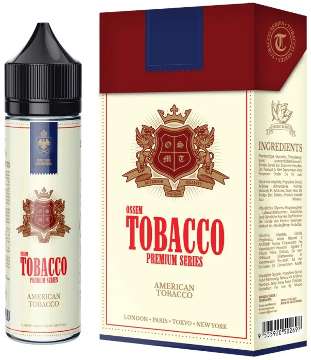 PRÍCHUŤ OSSEM TOBACCO SERIES S&V 20ML AMERICAN TOBACCO