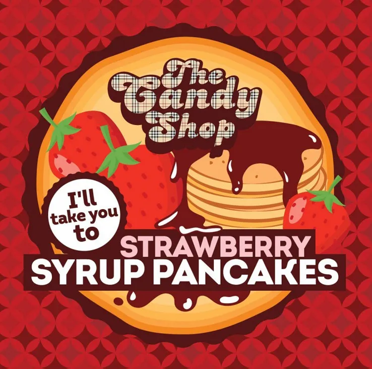 Big Mouth Candy Shop: Strawberry Syrup Pancakes