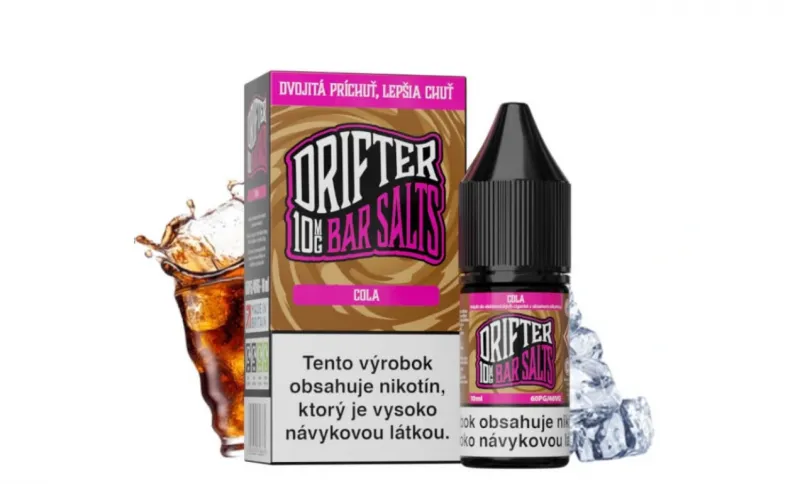 Náplň Juice Sauz Drifter Bar Cola Salt E-liquid 10ml (10mg/20mg) Náplň Juice Sauz Drifter Bar Cola Salt E-liquid 10ml (10mg/20mg)