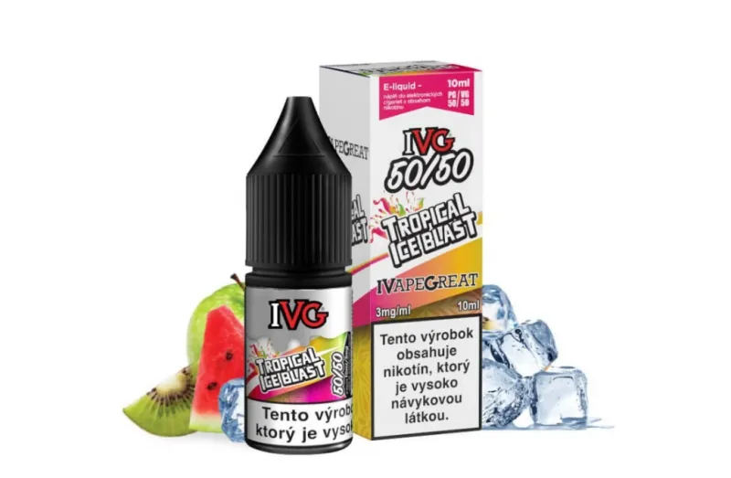 Náplň IVG Tropical Ice Blast E-liquid 10ml - 4 varianty