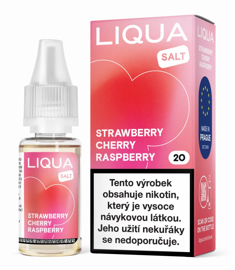  Liqua Next Gen Salt Strawberry Cherry Raspberry 10ml - 10mg/20mg