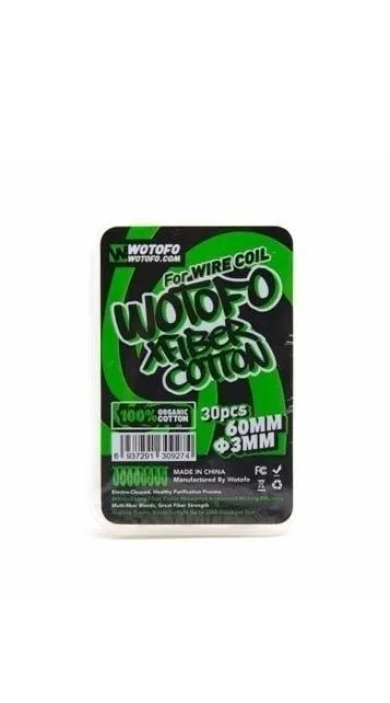 Wotofo Profile RDA organická bavlna 60x3mm 30ks