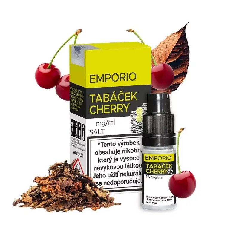10 ml Tabáček Cherry Emporio SALT e-liquid