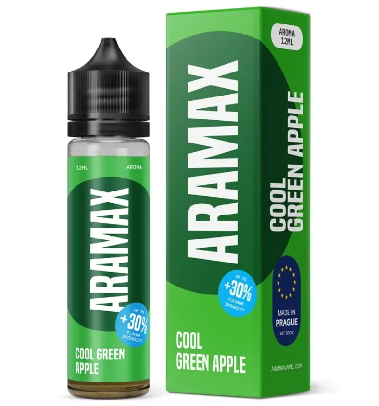 Príchuť Aramax Shake and Vape Cool Green Apple 12ml