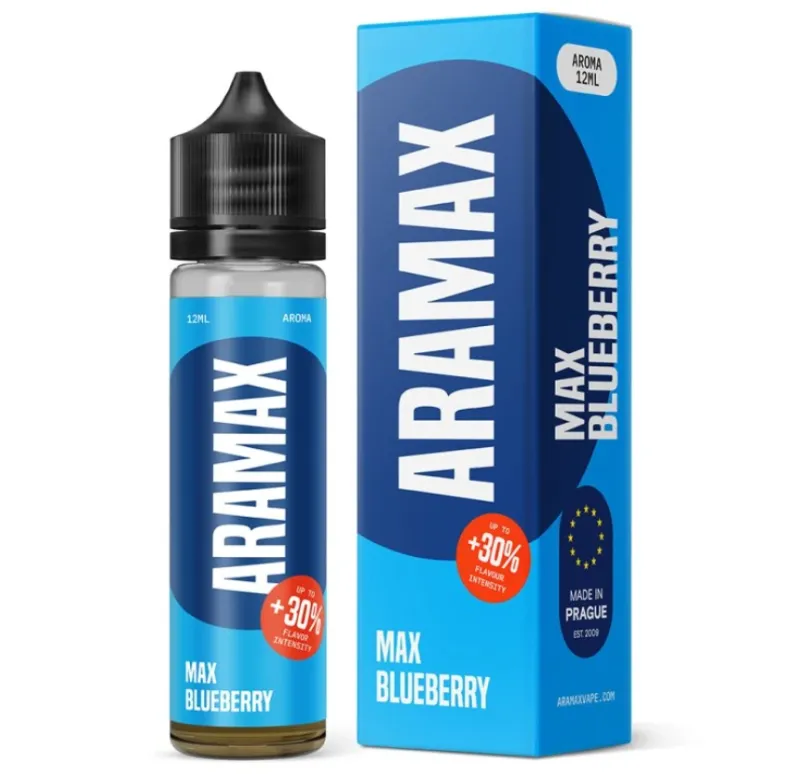 Príchuť Aramax Shake and Vape Max Blueberry 12ml