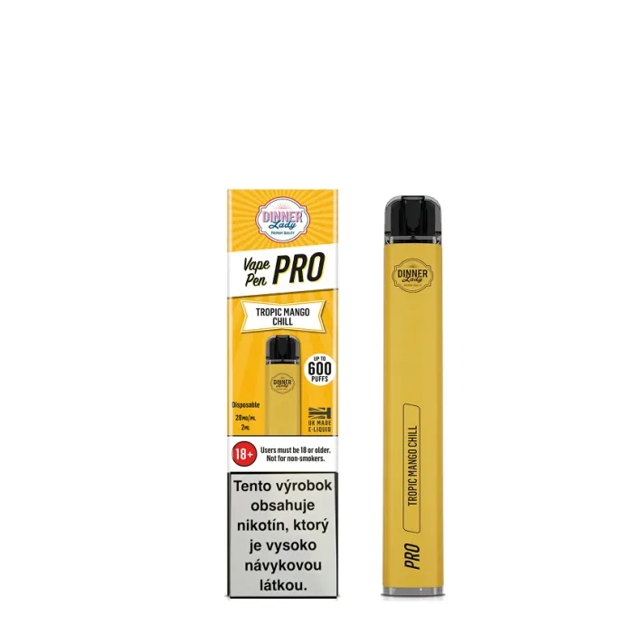 Elektronická cigareta LADY DINNER VAPE PEN PRO Tropic Mango Chill 20mg/ml ITV "A"