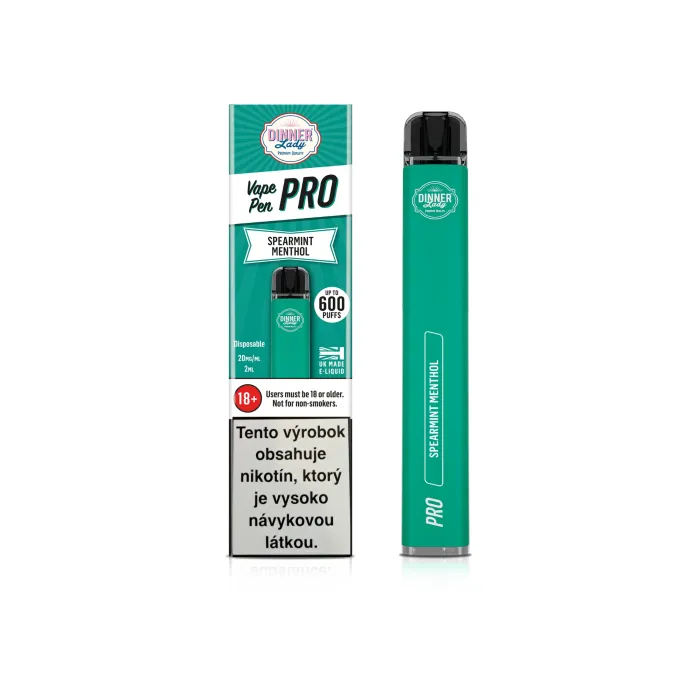 Elektronická cigareta LADY DINNER VAPE PEN PRO Spearmint Menthol 20mg/ml ITV "A"