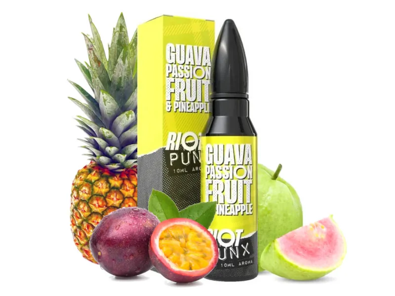 Guava, Passionfruit & Pineapple Longfill 10ml - Riot