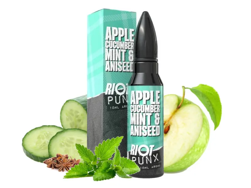 Apple, Cucumber, Mint & Aniseed Longfill 10ml - Riot