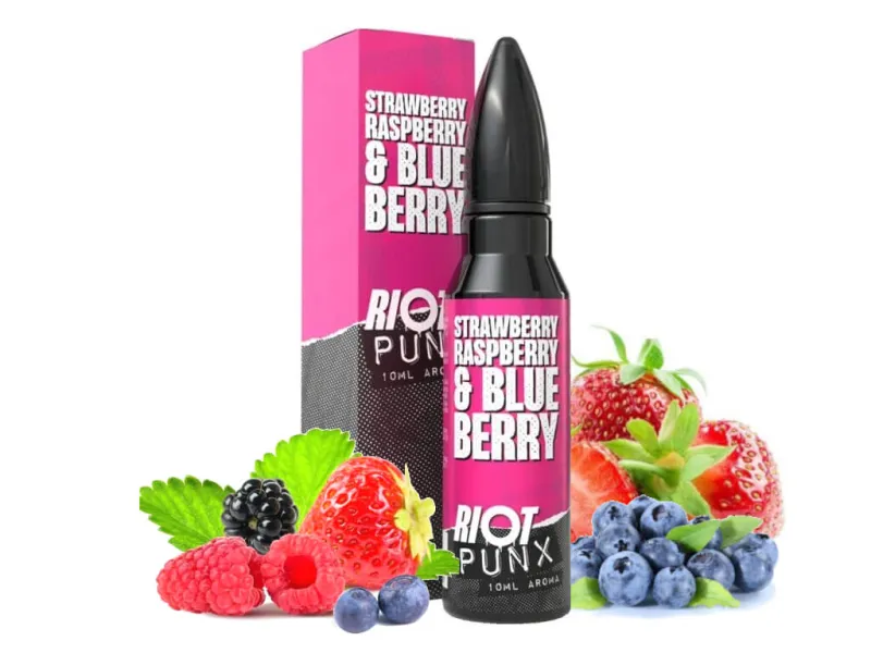 Strawberry, Raspberry & Blueberry Longfill 10ml - Riot