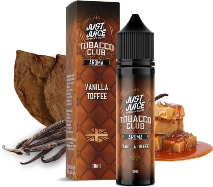 Príchuť SK Just Juice S&V 10ml Tobacco Vanilla Toffee
