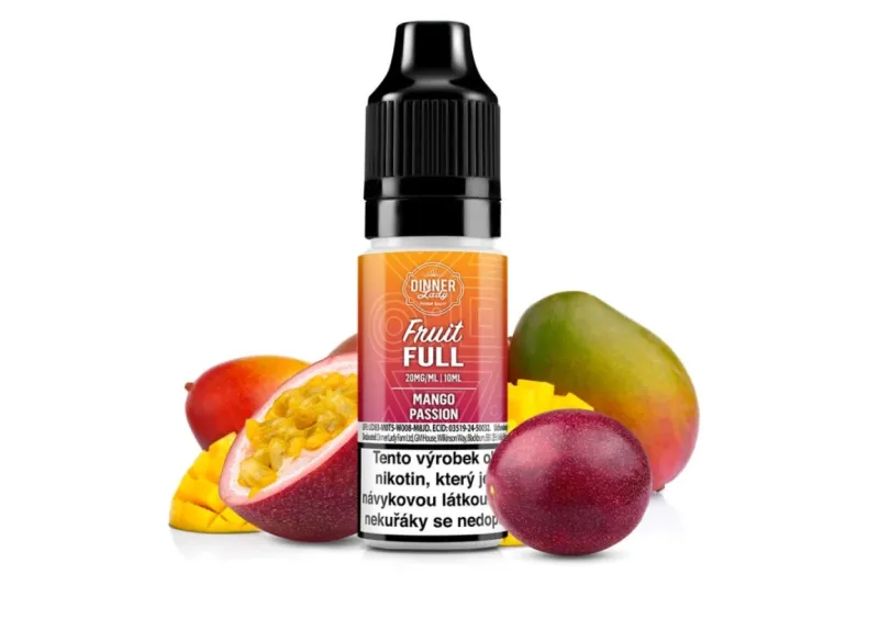 e-liquid Dinner Lady Bar Salts Fruit FULL Mango Passion 10ml 20mg