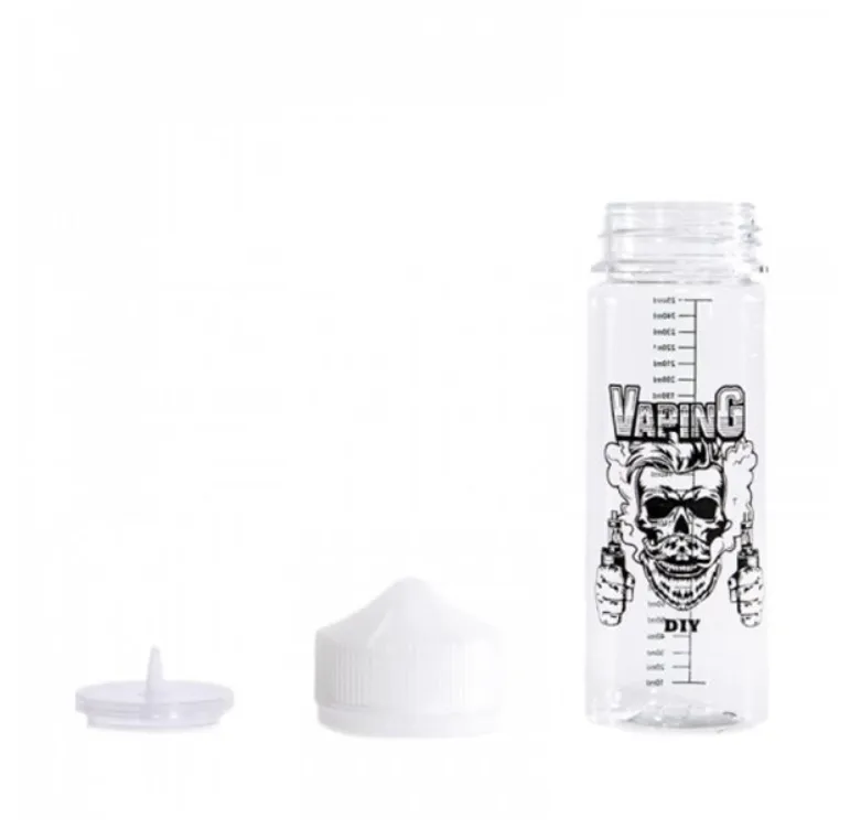 250 ml fľaša s odmerkou na výrobu vlastných e-liquidov
