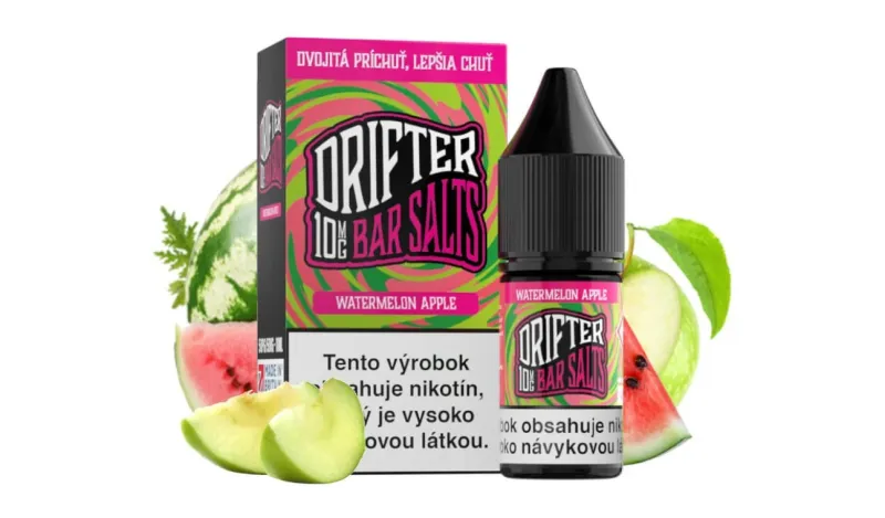 Drifter Bar Salts - Watermelon Apple 10ml (10/20mg) e-liquid