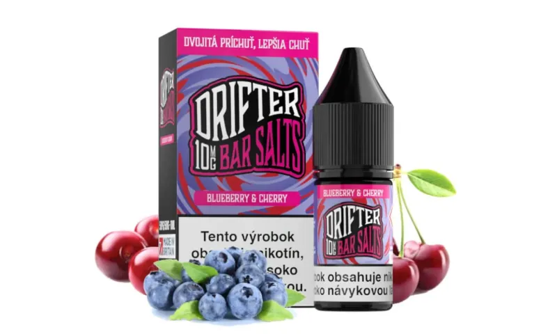 Drifter Bar Salts - Blueberry Cherry 10ml (10/20mg) e-liquid