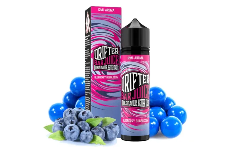 Príchuť Blueberry Bubblegum Longfill 12ml - Drifter