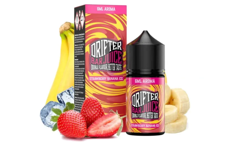 Strawberry Banana Ice Longfill 6ml - Drifter