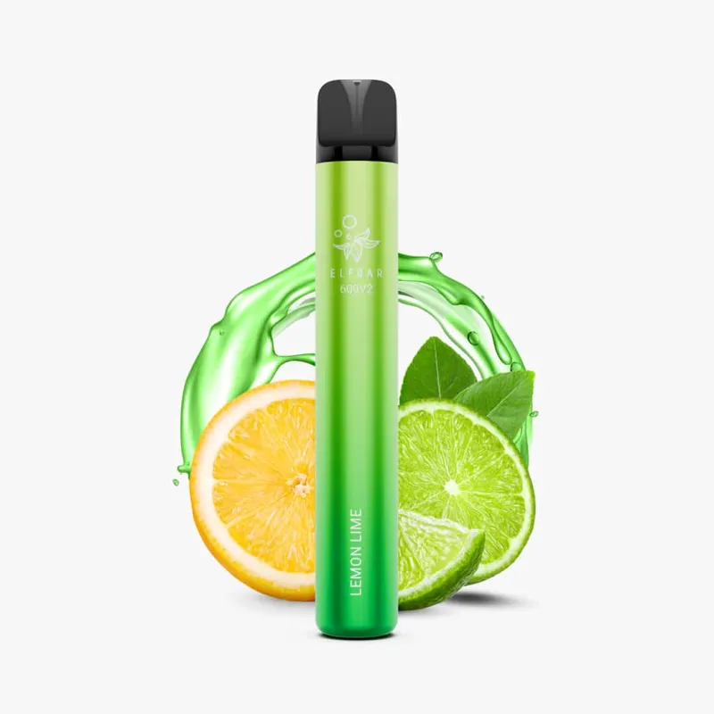 Jednorázová E-cigareta ELFBAR 600V2 - LEMON LIME