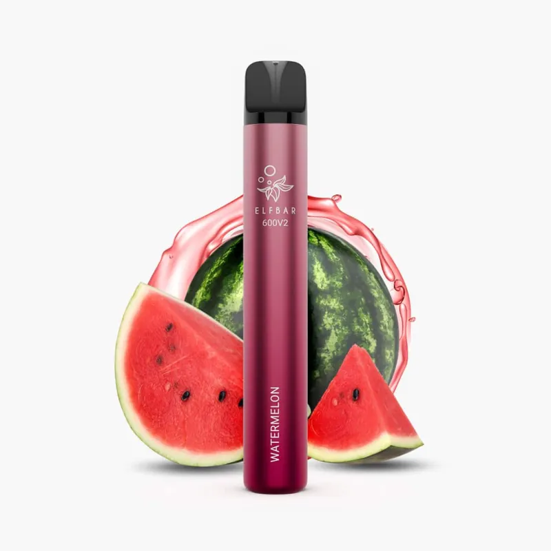 Jednorázová E-cigareta ELFBAR 600V2 - WATERMELON