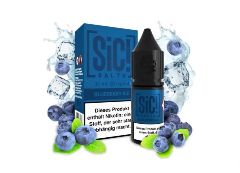 E-liquid Sic! Salts - Blueberry Ice (Ľadové čučoriedky) 10ml 20mg