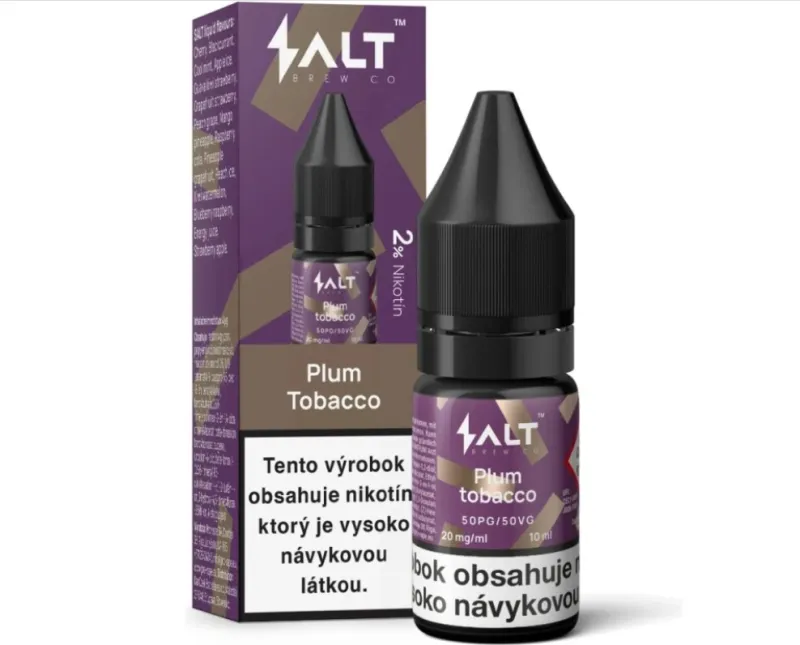 E-Liq. s nik. soľou SALT (SVK) PLUM TOBACCO|10ml|20mg