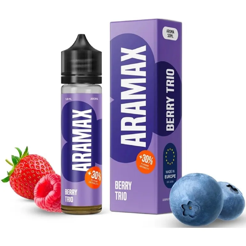 Príchuť Aramax Berry Trio Shake and Vape 10 ml