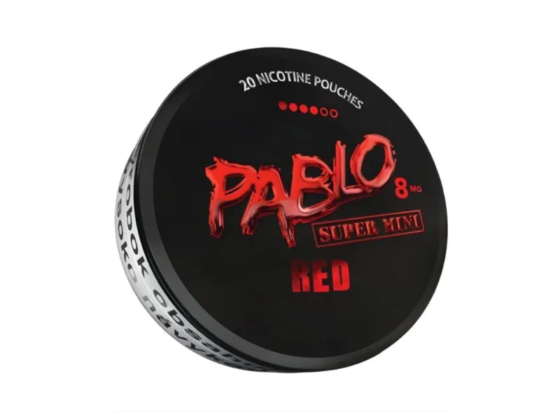 Nikotínové vrecúška PABLO SUPER MINI RED 20vrec. 8mg